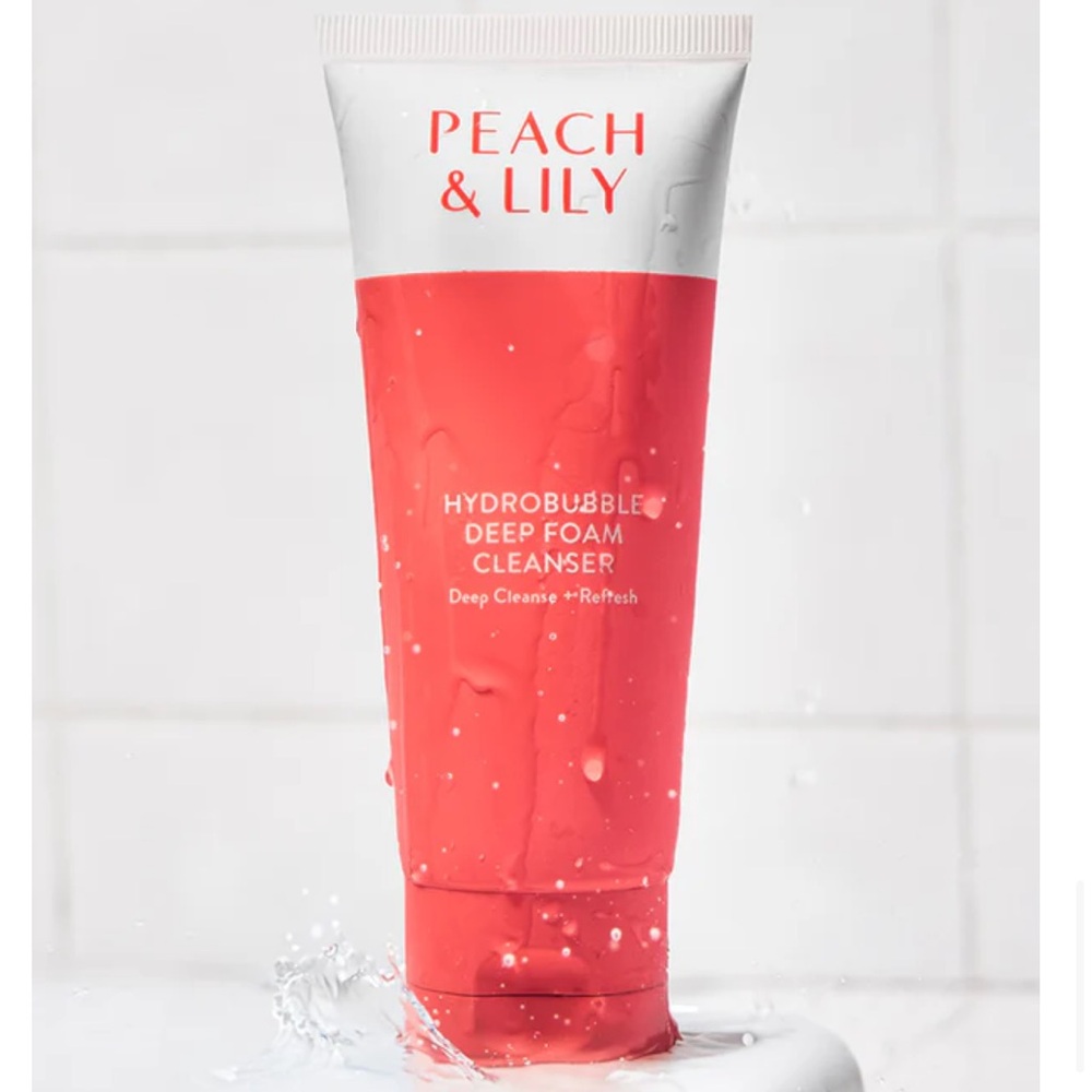 Peach & Lily Hydrobubble Deep Foam Cleanser deep cleanse, refresh